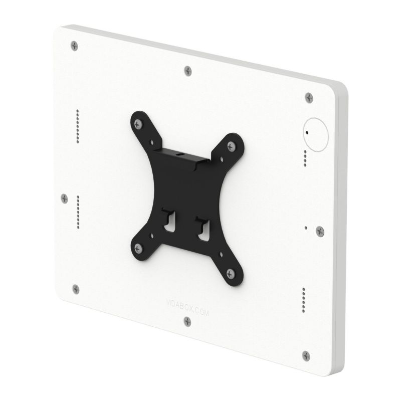 VidaMount White Enclosure and Tilting VESA Slim Wall Mount [Bundle] compatible with iPad Pro 10.5" & Air 3rd Gen