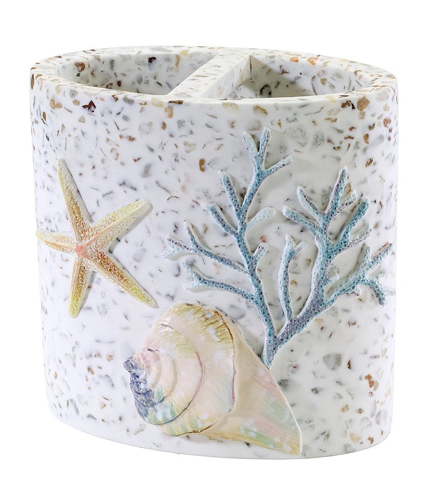 Avanti Linens Coastal Terrazzo Toothbrush Holder