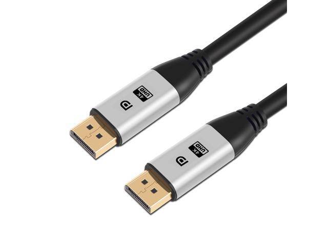 DisplayPort Cable 10ft(3m) DP Cable- [4K@60Hz] Display Port Cable High Speed DisplayPort to DisplayPort Cable for PC, Laptop, TV etc - (DP to DP Cable) Black (10Ft)