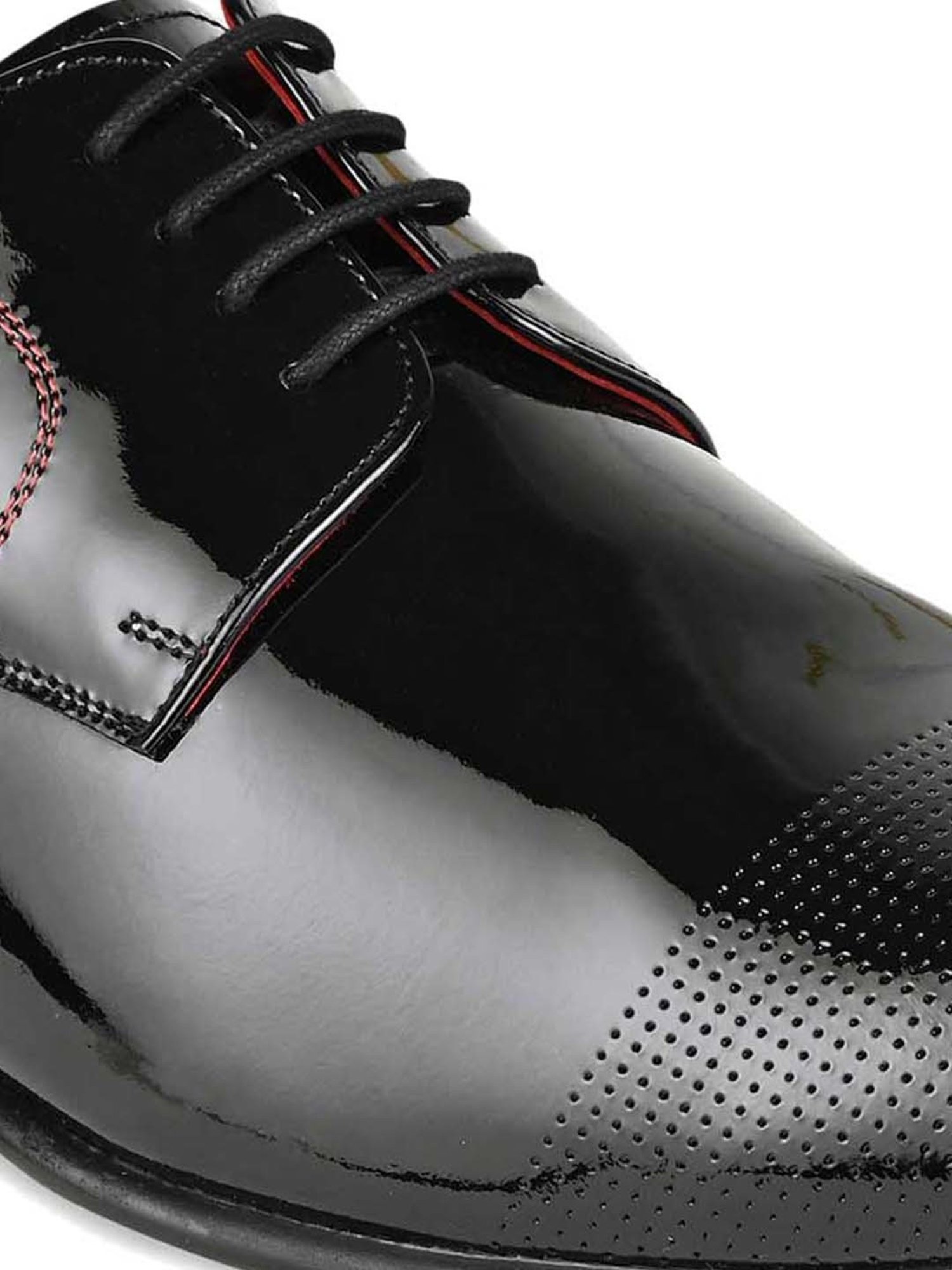 Regal Men's Black Derby Shoes