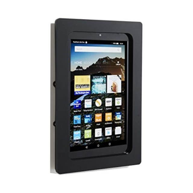 Amazon Fire 7" Security Anti-Theft Acrylic VESA Enclosure with Wall Mount Kit (Clear)