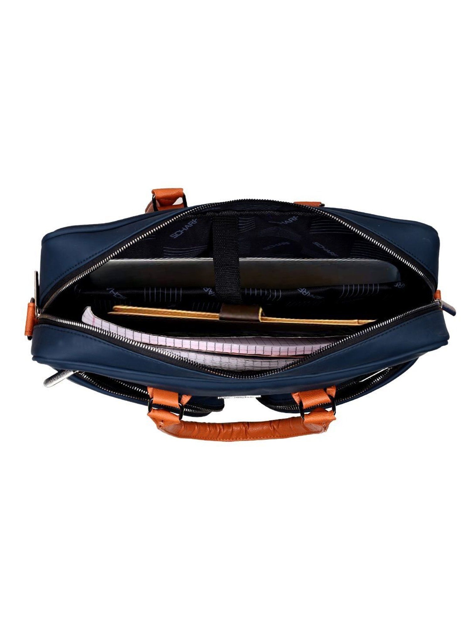 SCHARF 15.6 inch Blue Laptop Messenger Bag