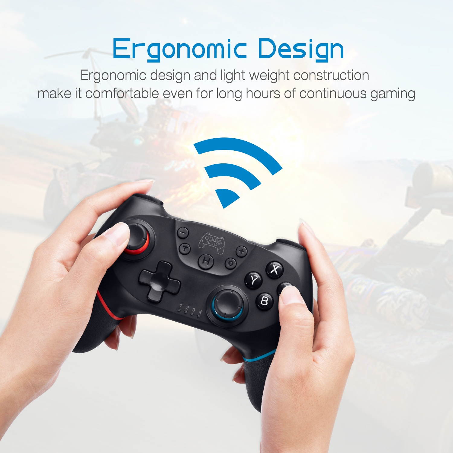 Wireless Bluetooth Game Joystick Controller Gamepad for Nintendo Switch Pro Console NS Bluetooth Controller