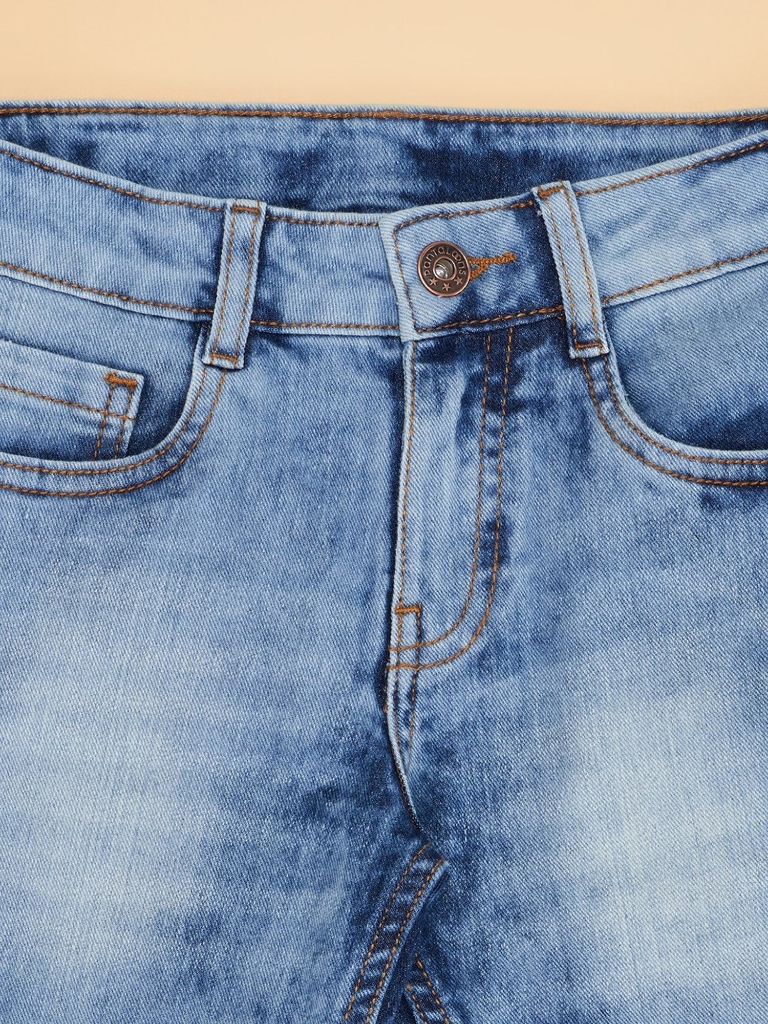 Pantaloons Junior Boys Blue Solid Shorts