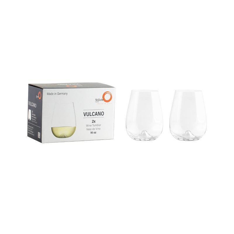 16.8oz 2pk Crystal Vulcano Tumbler Glasses - Stoelzle