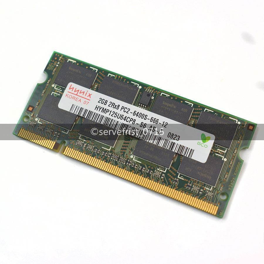 Hynix 2GB PC2-6400 DDR2-800MHZ 200pin Sodimm Laptop Memory RAM
