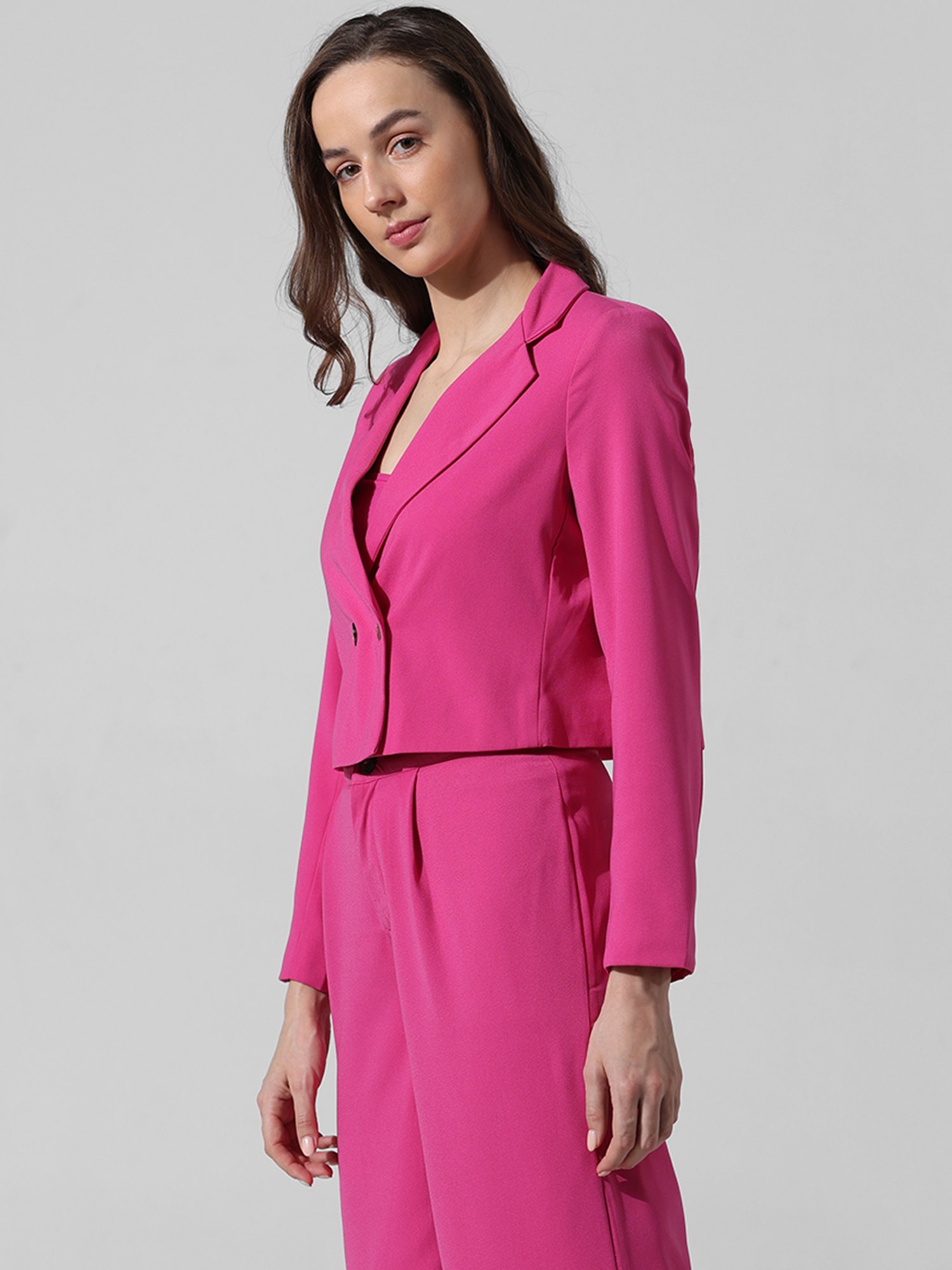 Only Pink Regular Fit Blazer