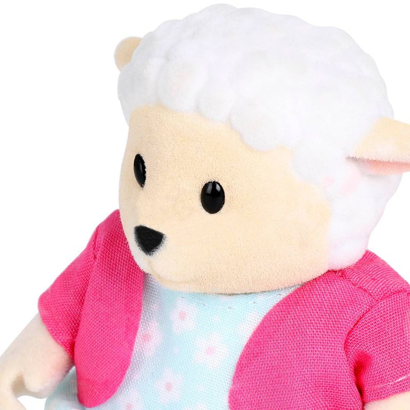 Li'l Woodzeez Miniature Animal Figurine Set - Curlycuddles Sheep Family