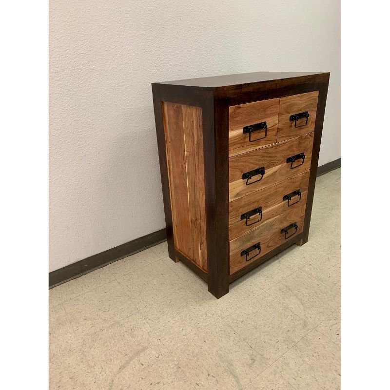 Ajmer 5 Drawer Chest Natural - Timbergirl