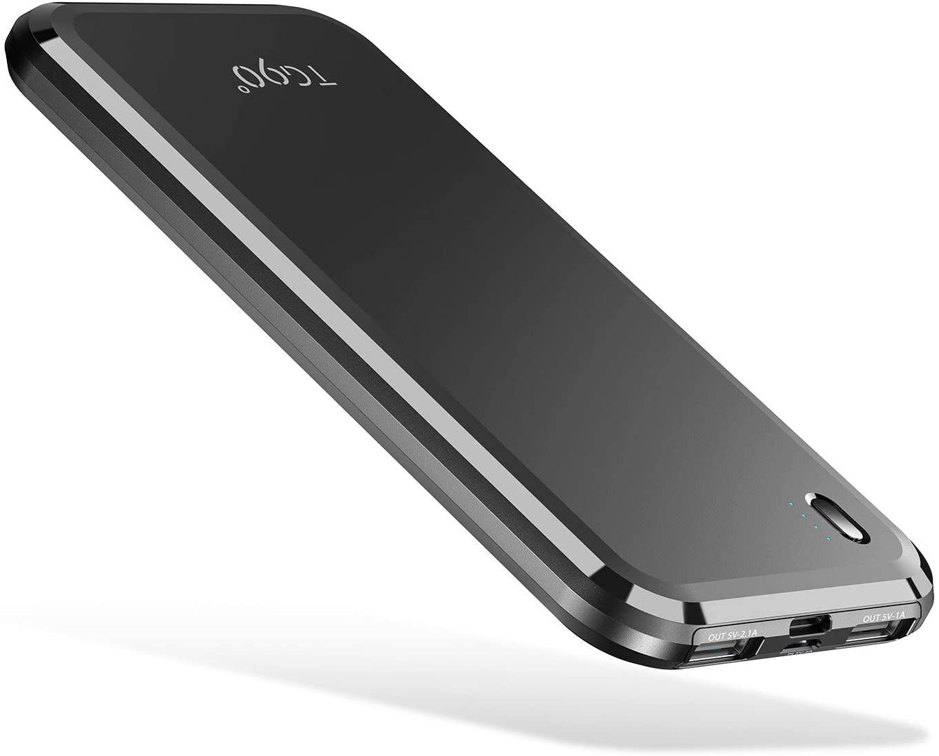 TG90 Power Bank 10000mAh Portable Battery Charger for Cell Phones External Battery Power Packs Ultra Slim Portable Phone Charger Compatible with iPhone Android Phone Smart Devices