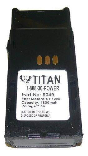 Tank&reg;HNN9049A HNN9050A HNN9051A 1800MAH Battery for MOTOROLA P1225 LS FAST SHIP