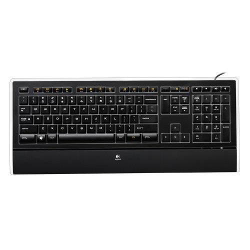 Logitech Illuminated Ultrathin Keyboard K740 with Laser-etched Backlit Keyboard and Soft-touch Palm Rest