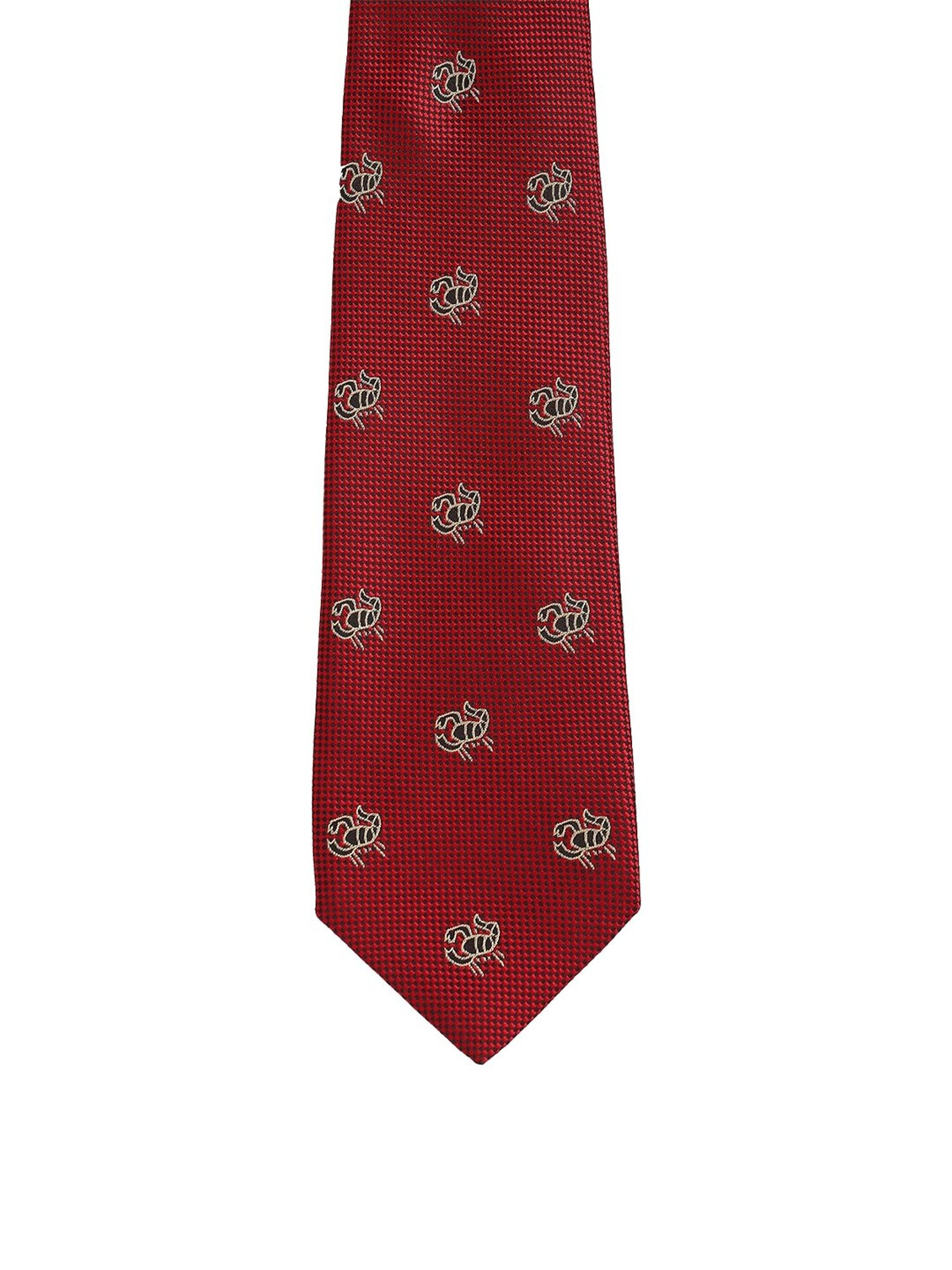 Alvaro Castagnino Red Woven Tie