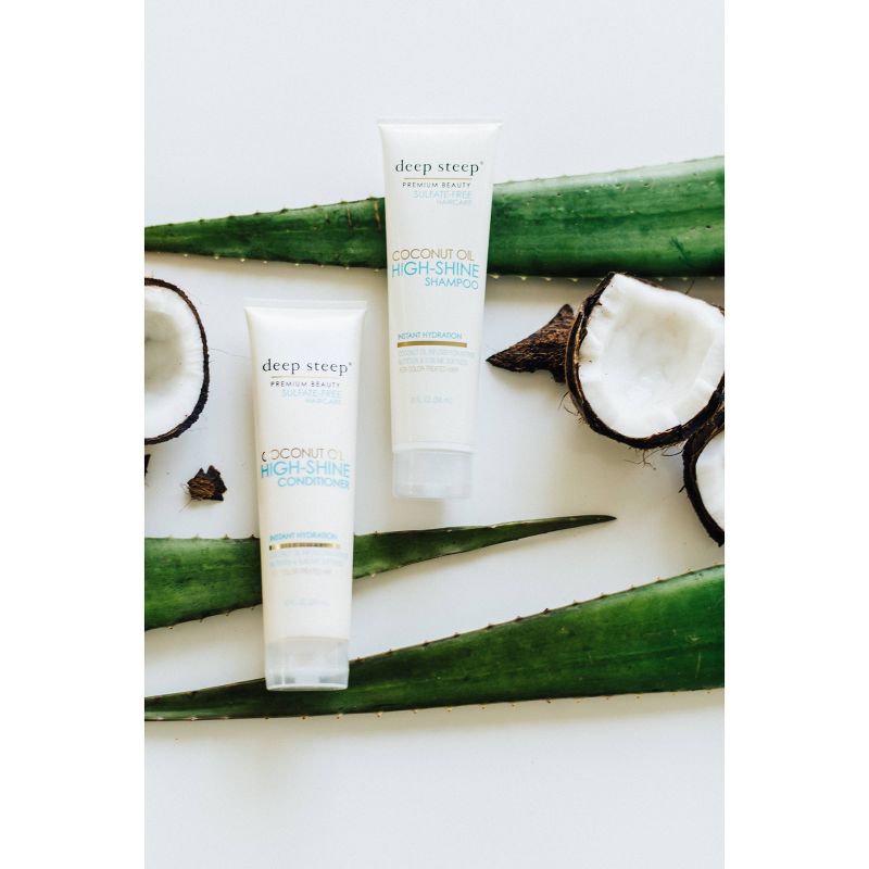 Deep Steep Coconut Oil High Shine Conditioner - 10 fl oz
