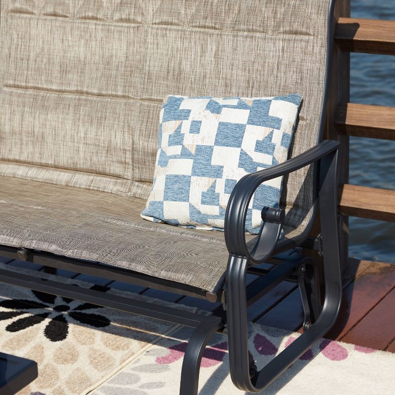 2pc Outdoor Patio Glider Seating Set - Patio Festival