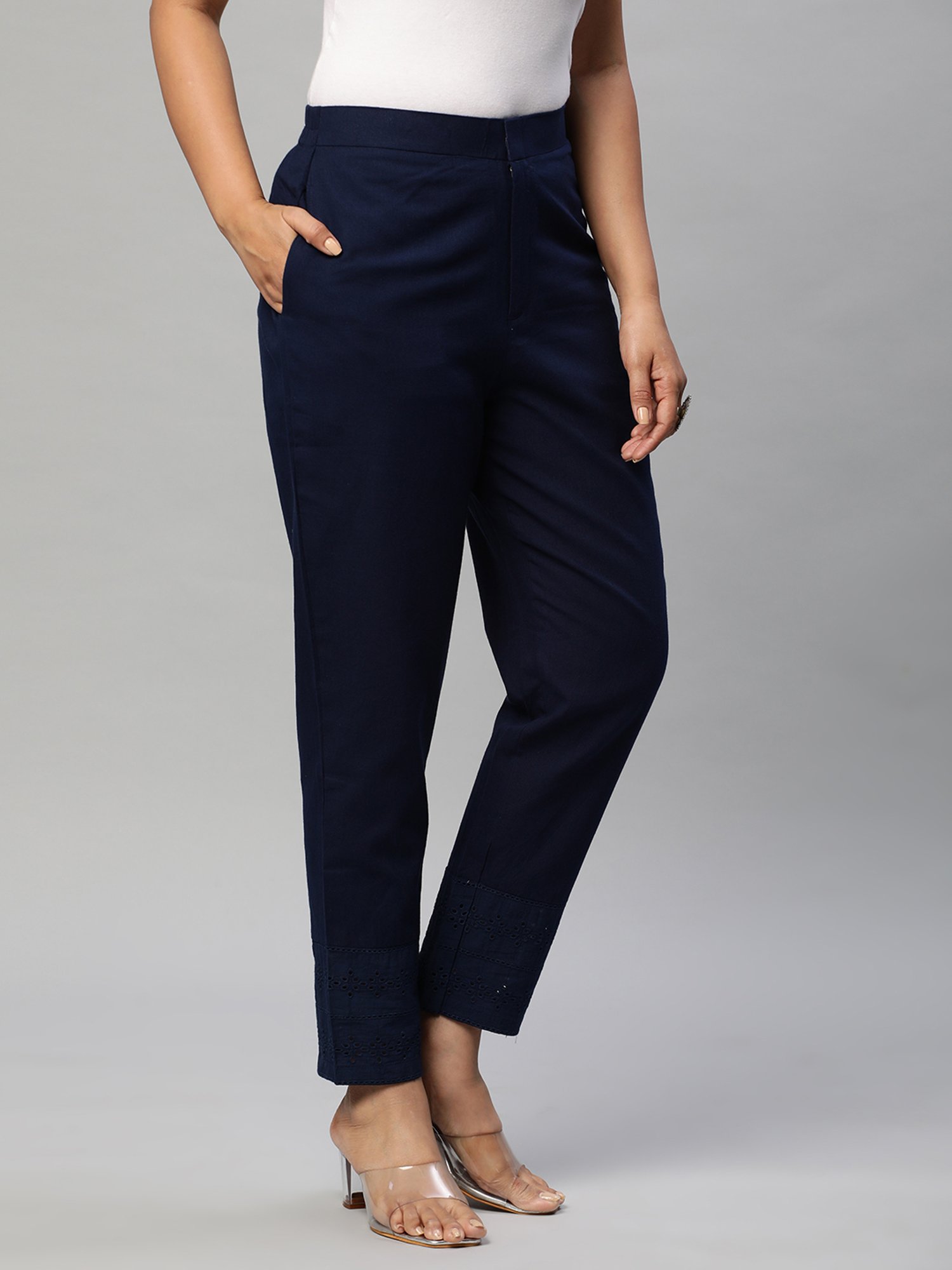 Kami Kubi Navy Cotton Pants