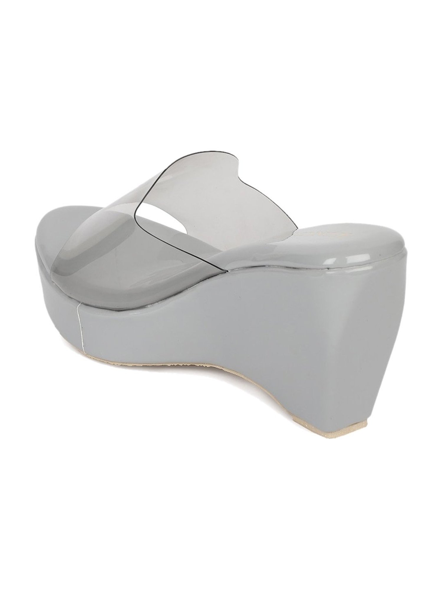 Iconics Women's Grey Casual Wedges