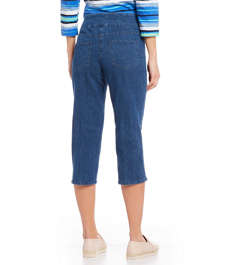 Ruby Rd. Pull-On Extra Stretch Denim Cropped Capri