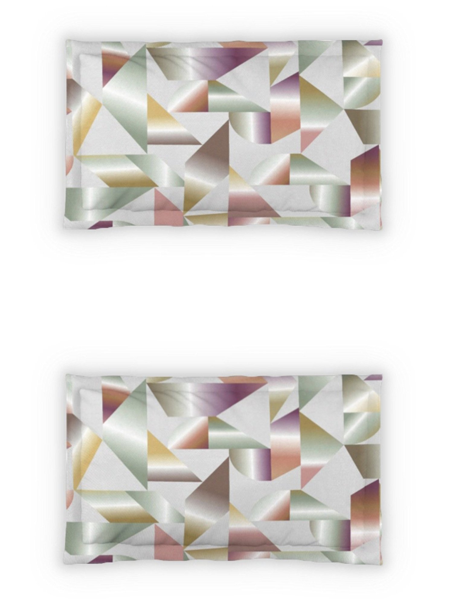 DDecor Abstract Purple 136 TC Cotton Queen Bedsheet with 2 Pillow Covers