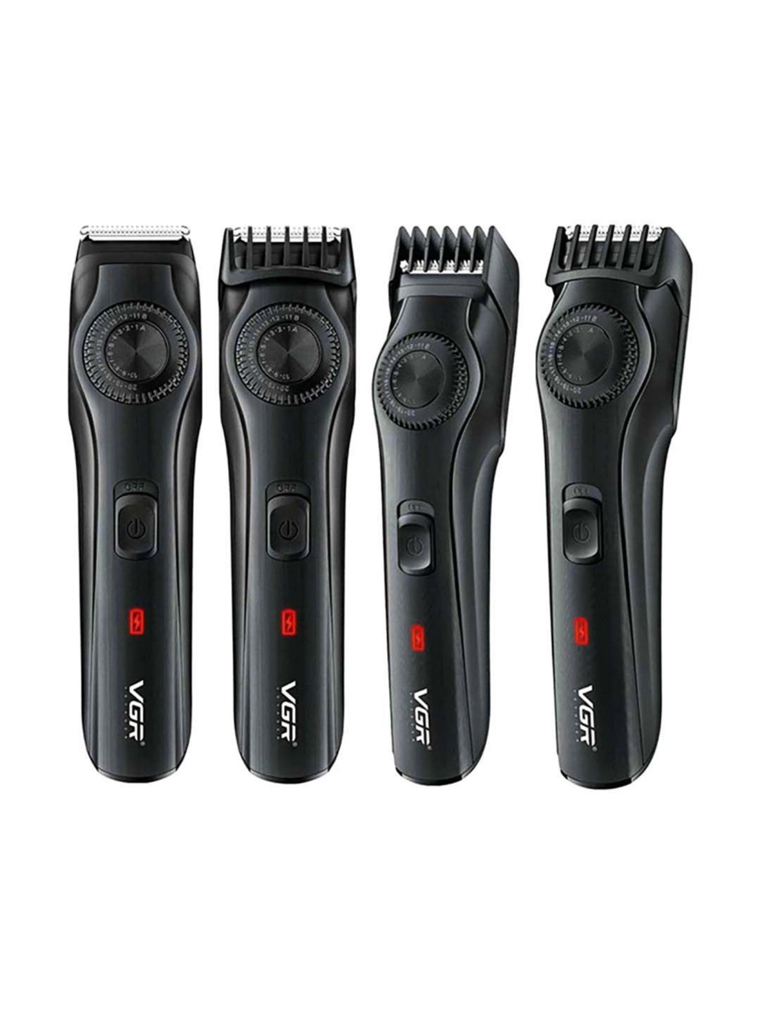 VGR V-028B Professional Corded and Cordless Hair Trimmer - 90 min Runtime (Black)