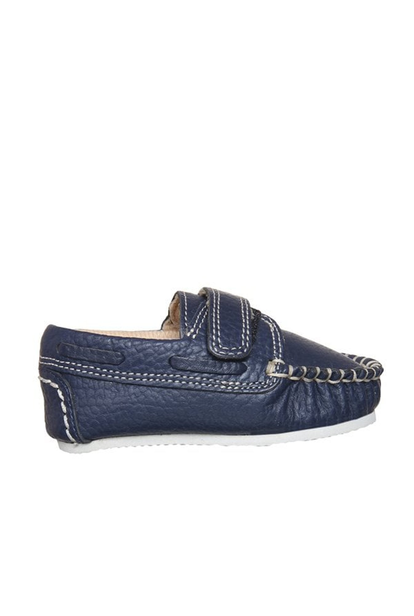 Beanz Kids Aaron Navy Leather Loafers