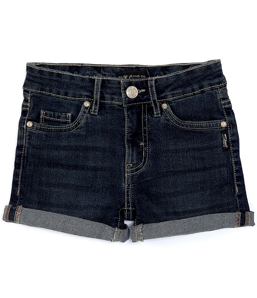 Silver Jeans Co. Big Girls 7-16 Roll-Cuff Denim Shorts
