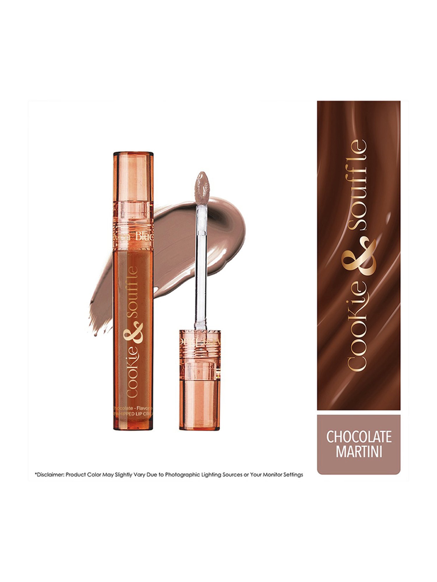 Blue Heaven Cookie & Souffle Chocolate - Flavored Airwhipped Lip Cream Chocolate Martini - 3.2 ml