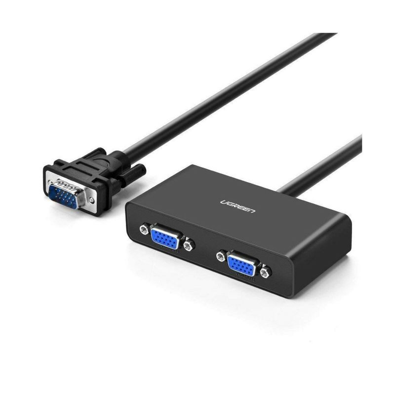 UGREEN VGA Splitter 1 in 2 Out Screen Duplication Support Mirror Mode Only, Y...