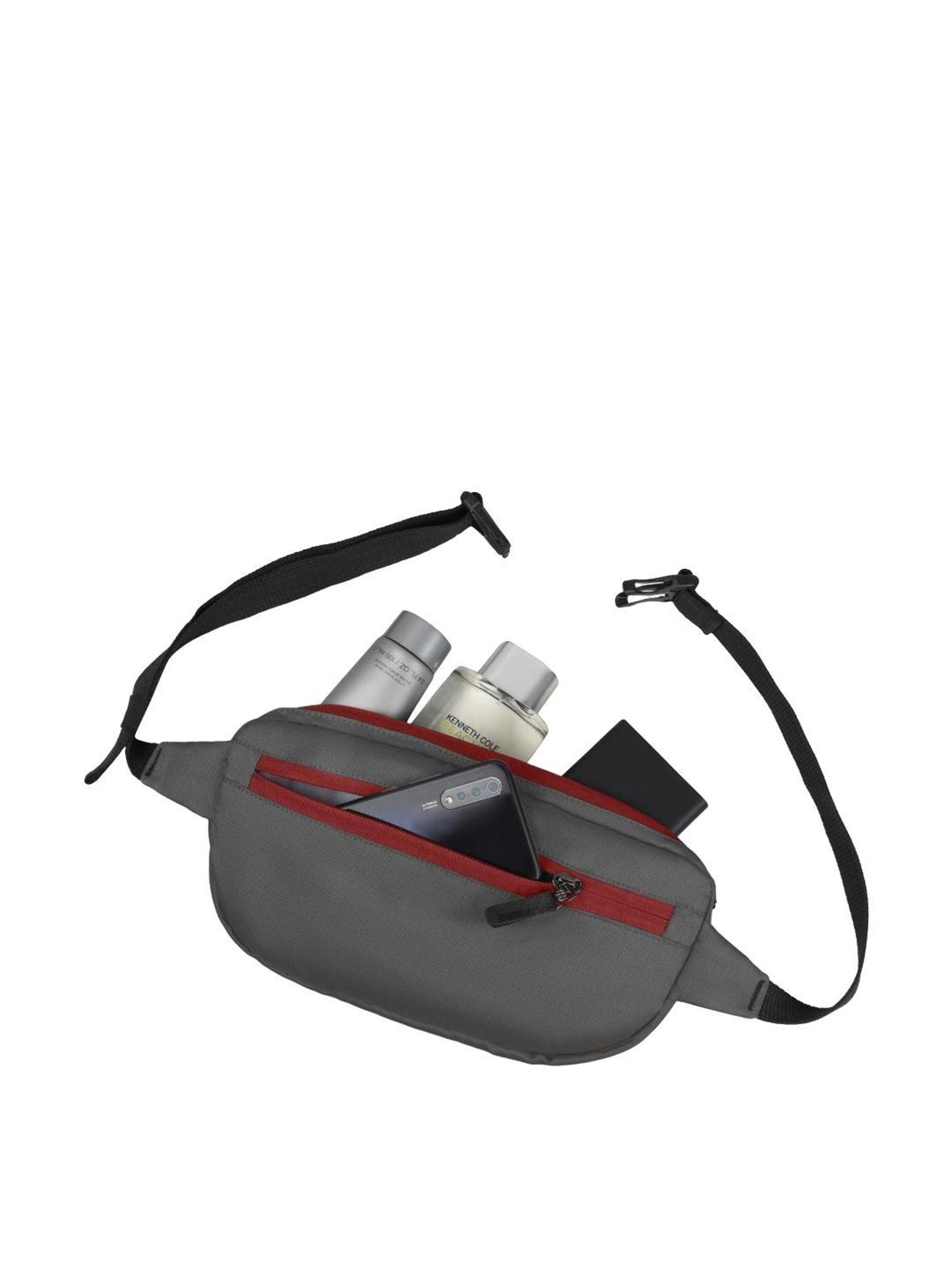 Harissons Camel Polyester Solid Waist Pouch