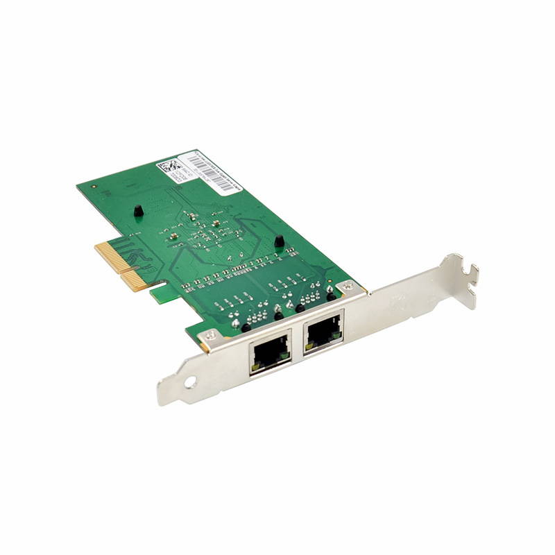 PCI-E X4 Intel82576 Network Interface Card Dual Gigabit Ethernet RJ45 Port for Desktop Computer