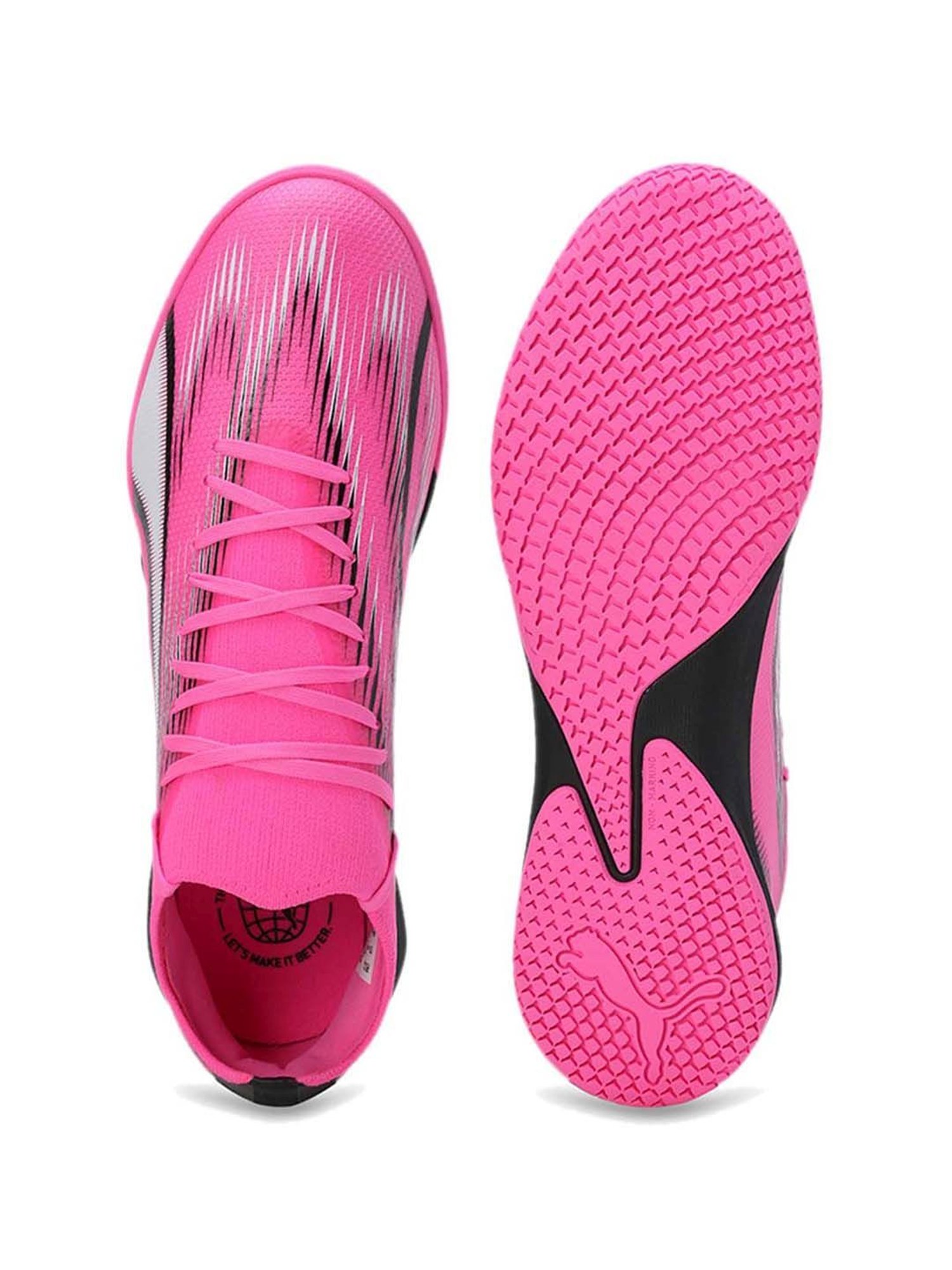 Puma Men's ULTRA MATCH IT Poison Pink Football Shoes