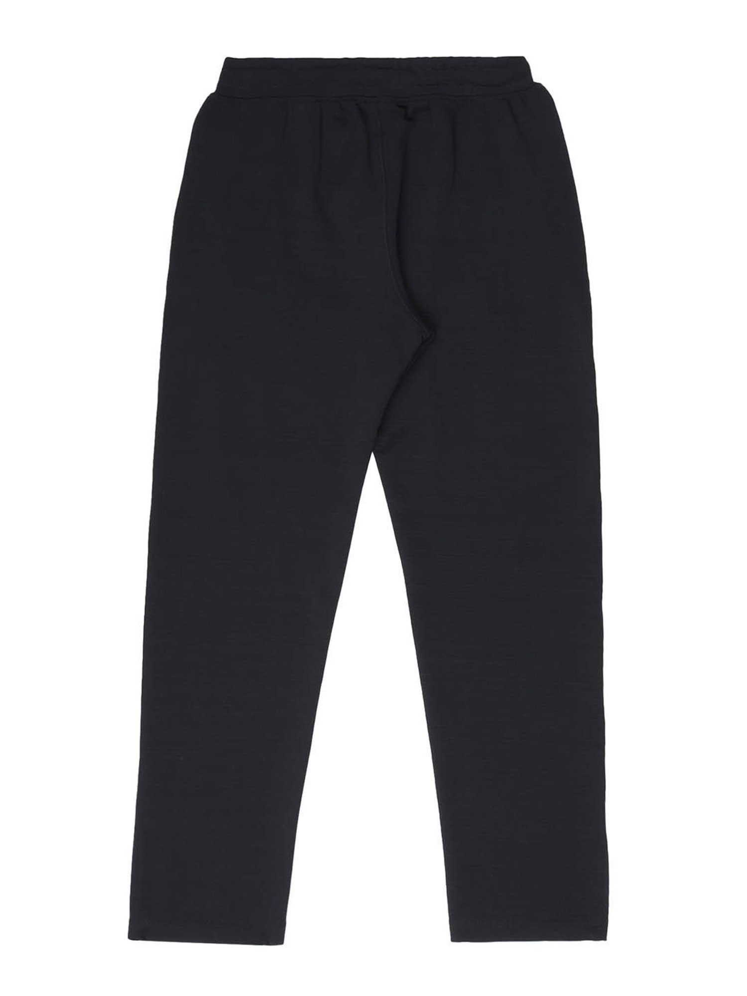 Bodycare Boys Black Solid Trousers