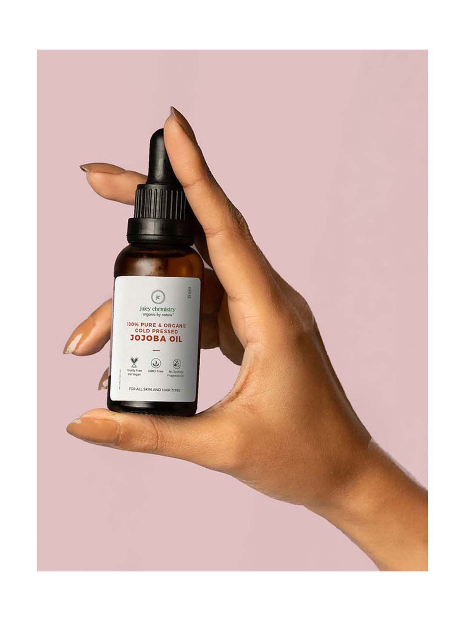 Juicy Chemistry Jojoba Cold Pressed Carrier Oil - 30 ml