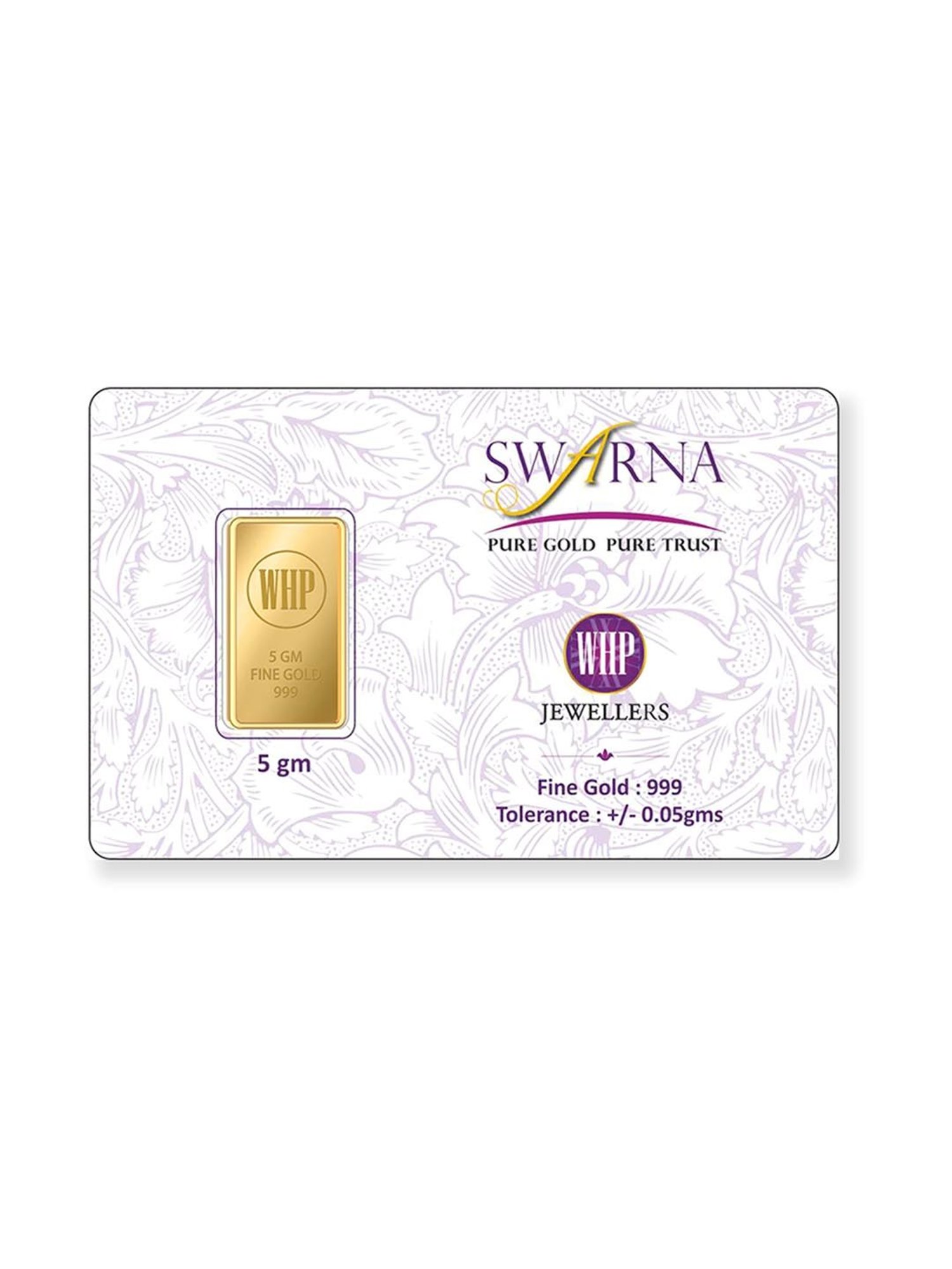 Waman Hari Pethe Jewellers Combo of 24k (999) 10gm & 5gm Yellow Gold Bar