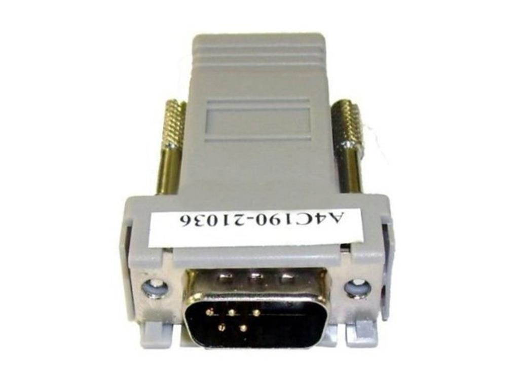 A4C190-21036_UA Belkin Modular DB-9 Male Serial TO RJ-45 Female Adapter A4C190-21036 Y1918 Adapters - Misc Non Video