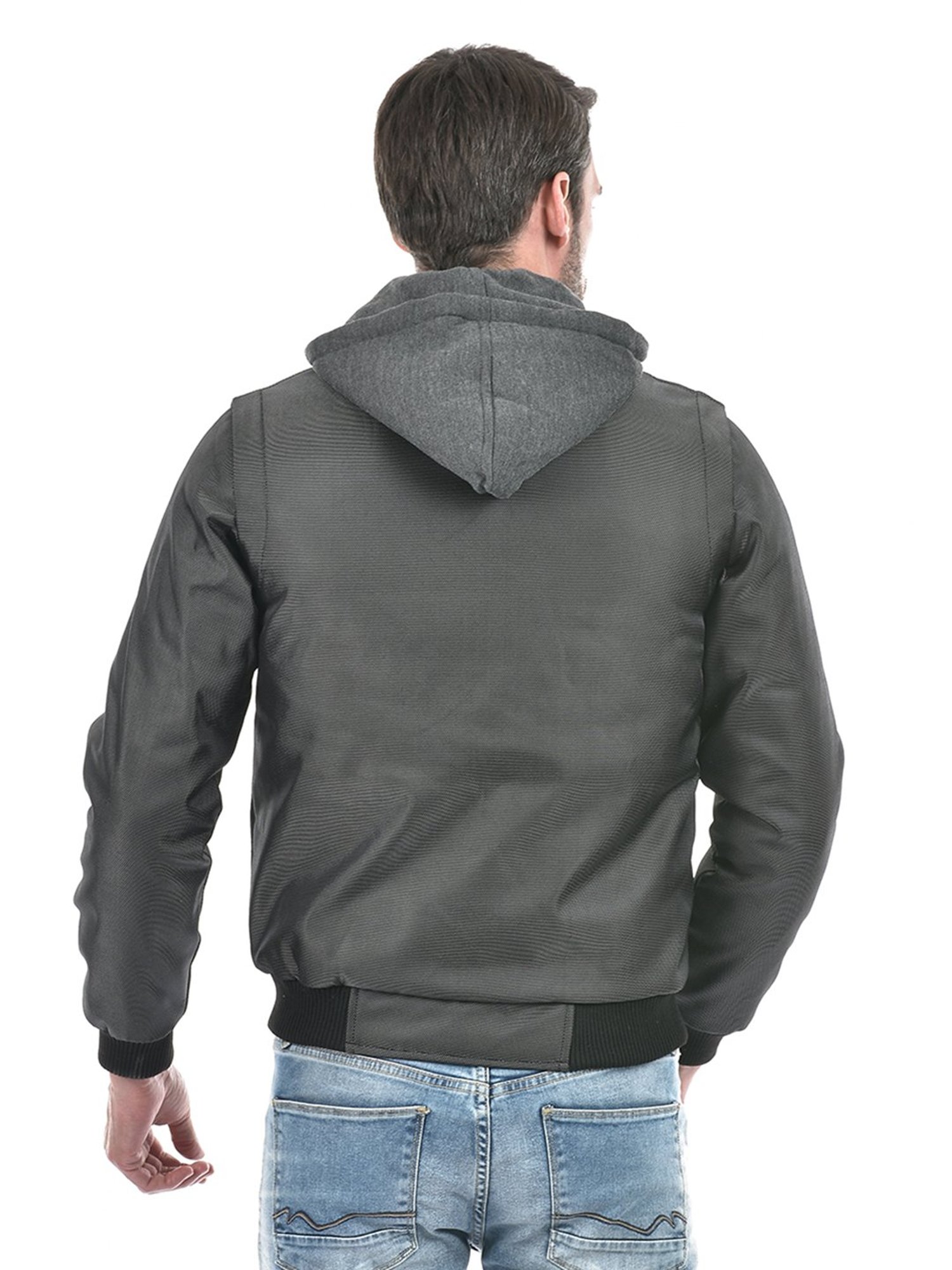 Lawman Pg3 Black & Olive Regular Fit Reversible Jacket