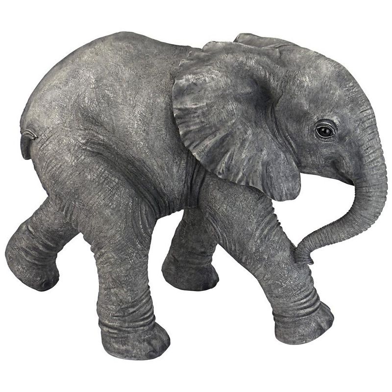 Design Toscano Eloise The Baby Calf Elephant Statue - Gray