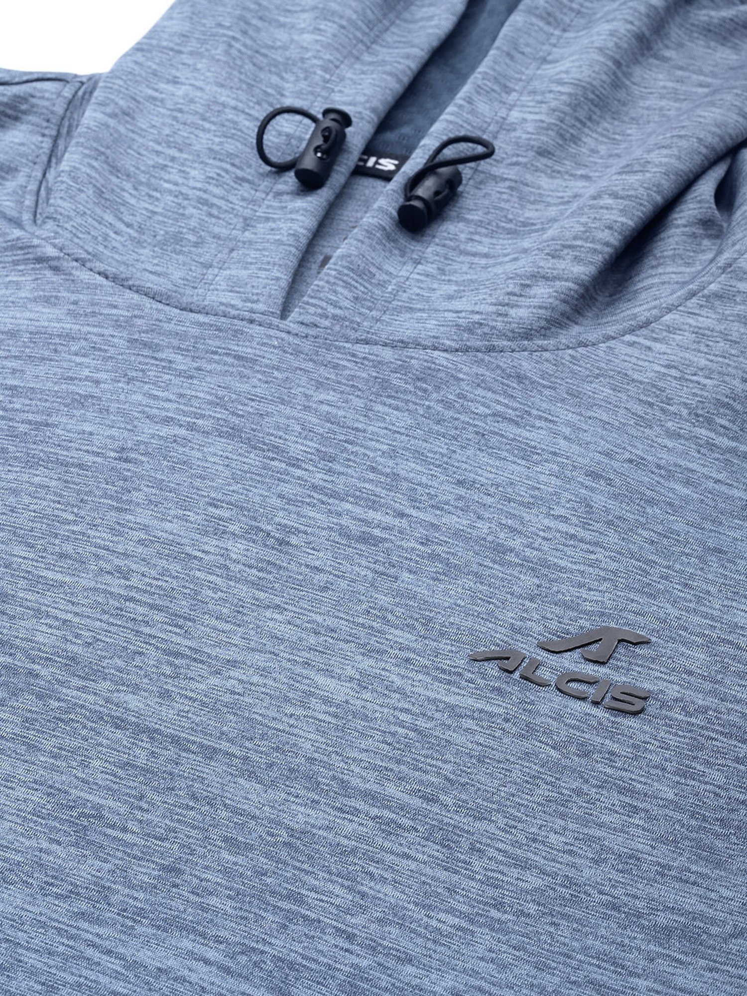 ALCIS EliteMotion Blue Slim Fit Hooded Sweatshirt