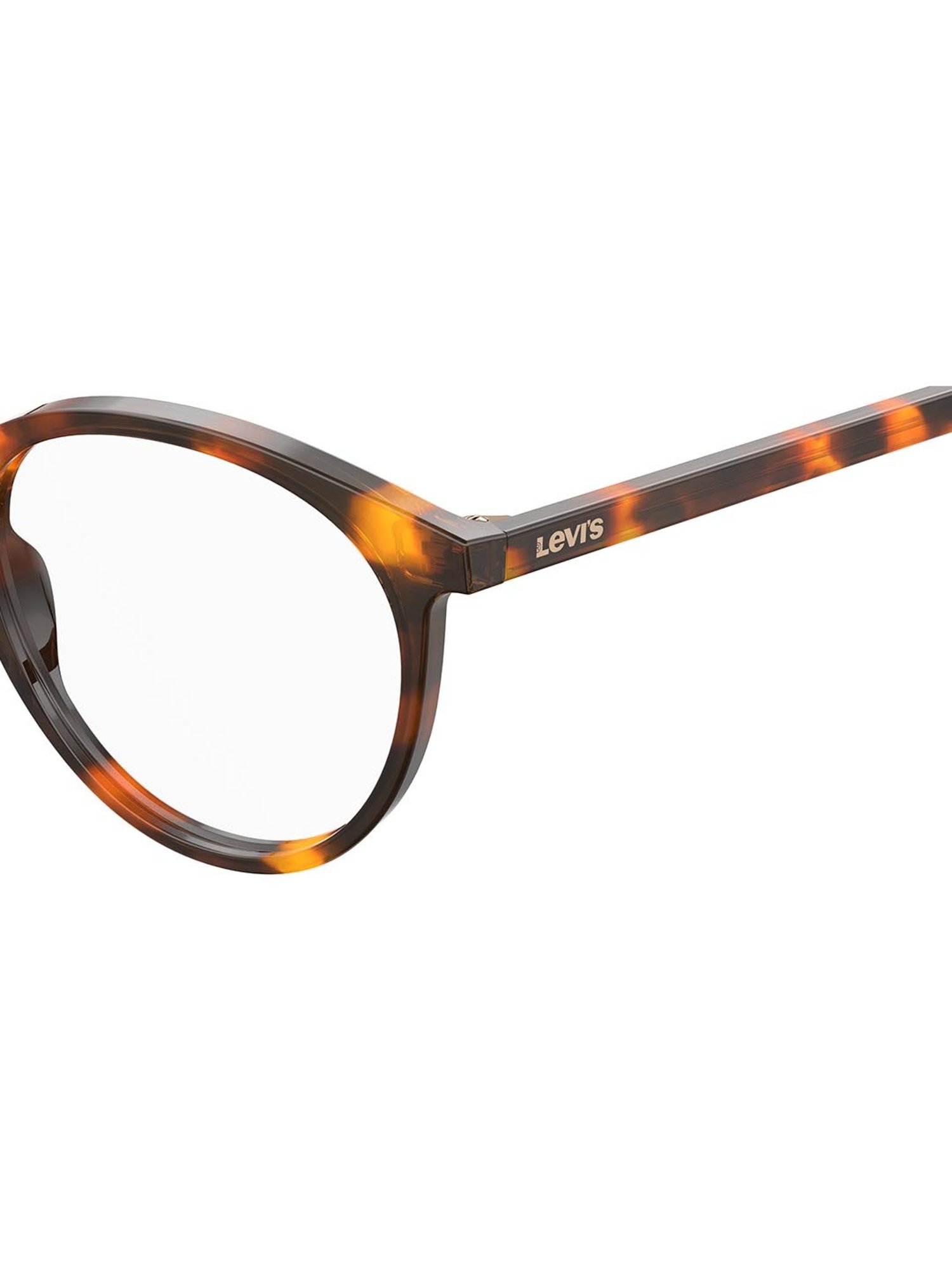 Levi's Brown Oval Unisex Eye Frames