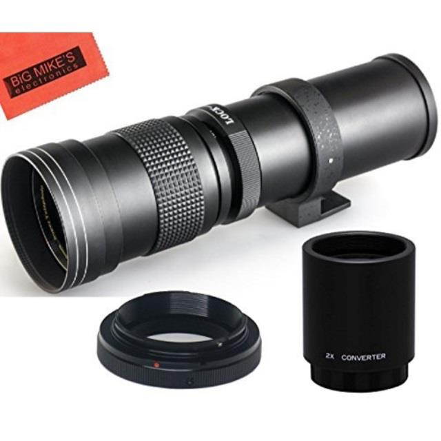 highpower 4201600mm f/8.3 hd manual telephoto zoom lens for canon digital slr cameras