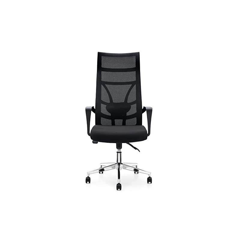 Ergonomic Office High Back Elastic Mesh Chair &ndash; Black Premium Quality High with Adjustable Lumbar Support -Back Office Chair &ndash; High-Density Foam Cover Chair