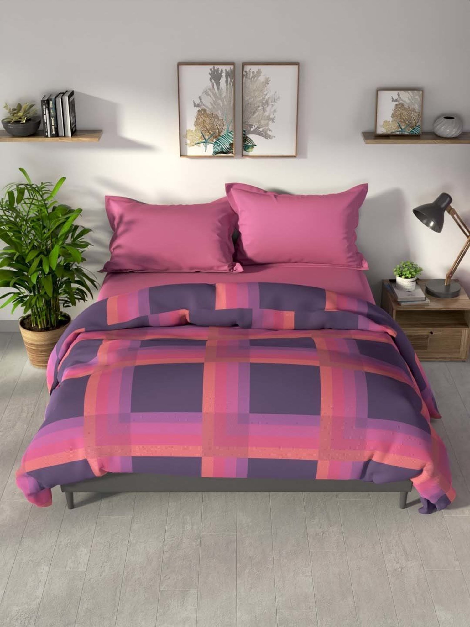 King 3pc Rhapsody Comforter Set Blue - Ayesha Curry