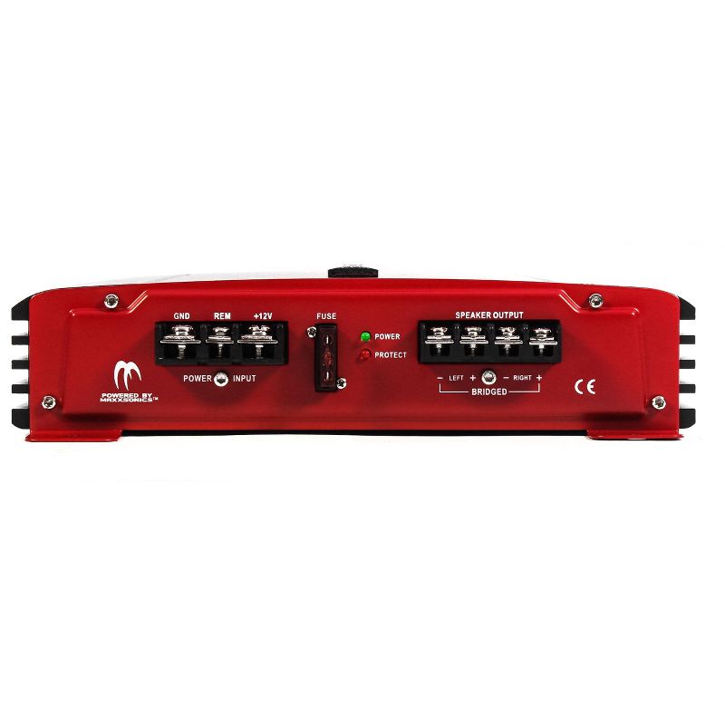 Crunch PX-1000.2 2 Channel 1000 Watt Amp A/B Class Stereo Car Audio Amplifier (4 Pack)