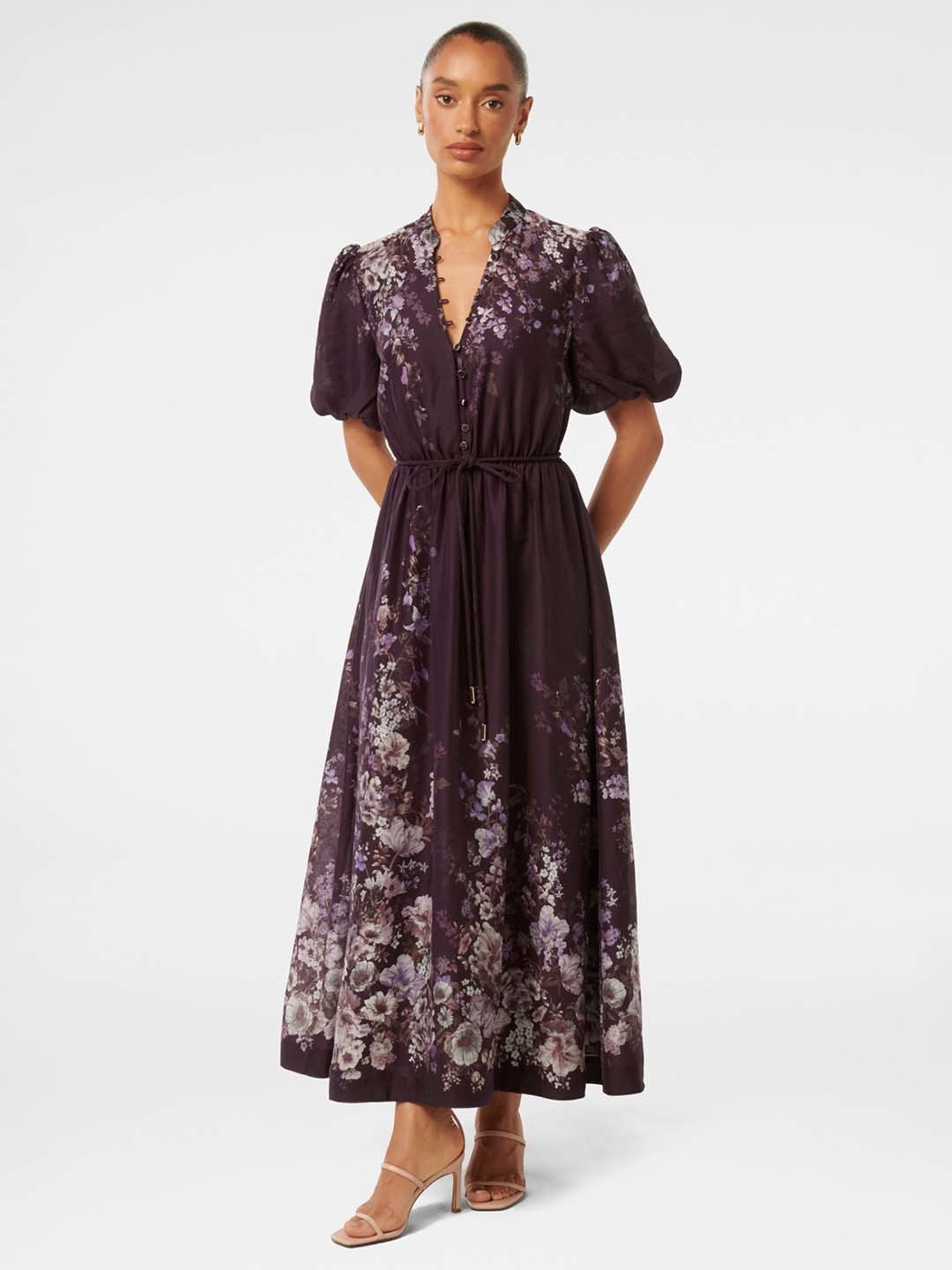 Forever New Adele Petite Printed Midi Dress