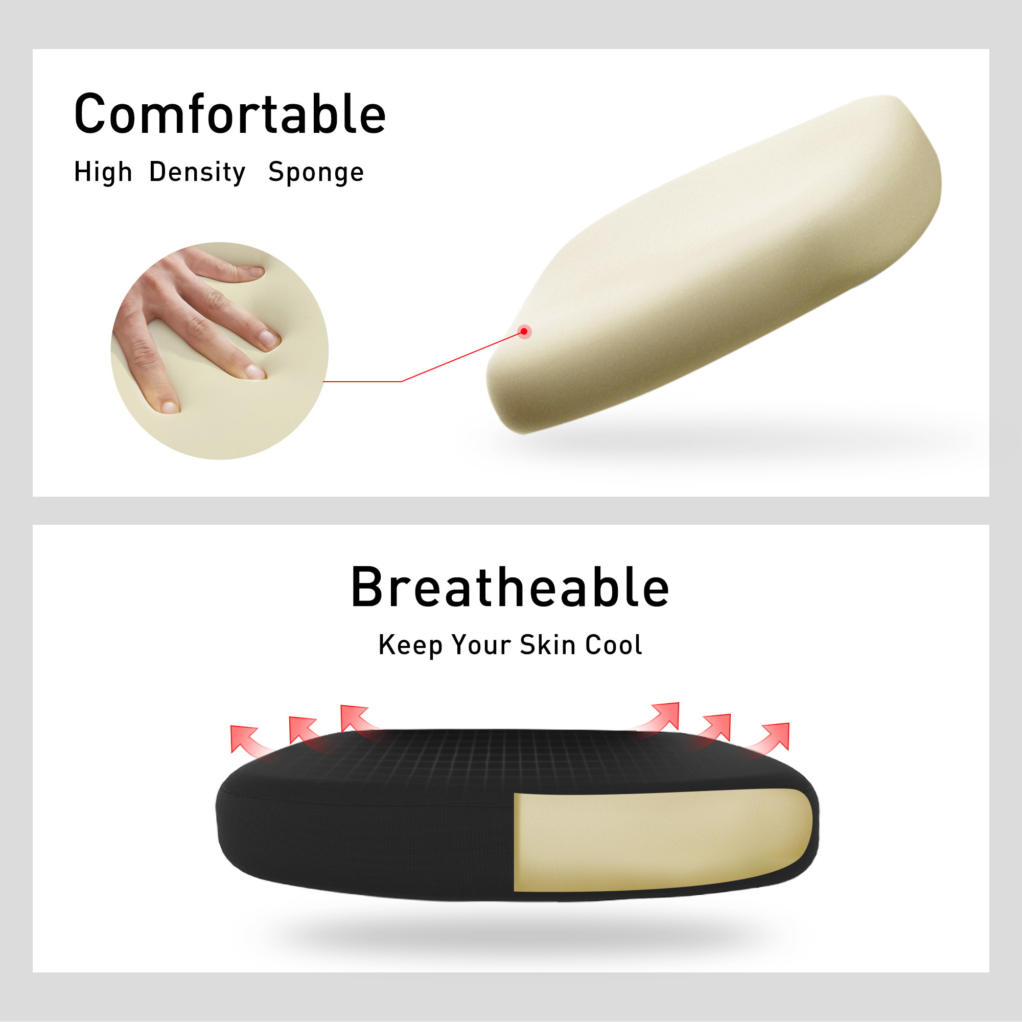 Hbada Office Chair, Ergonomic Desk Chair, Computer Mesh Chair with Lumbar Support and Flip-up Arms, Black