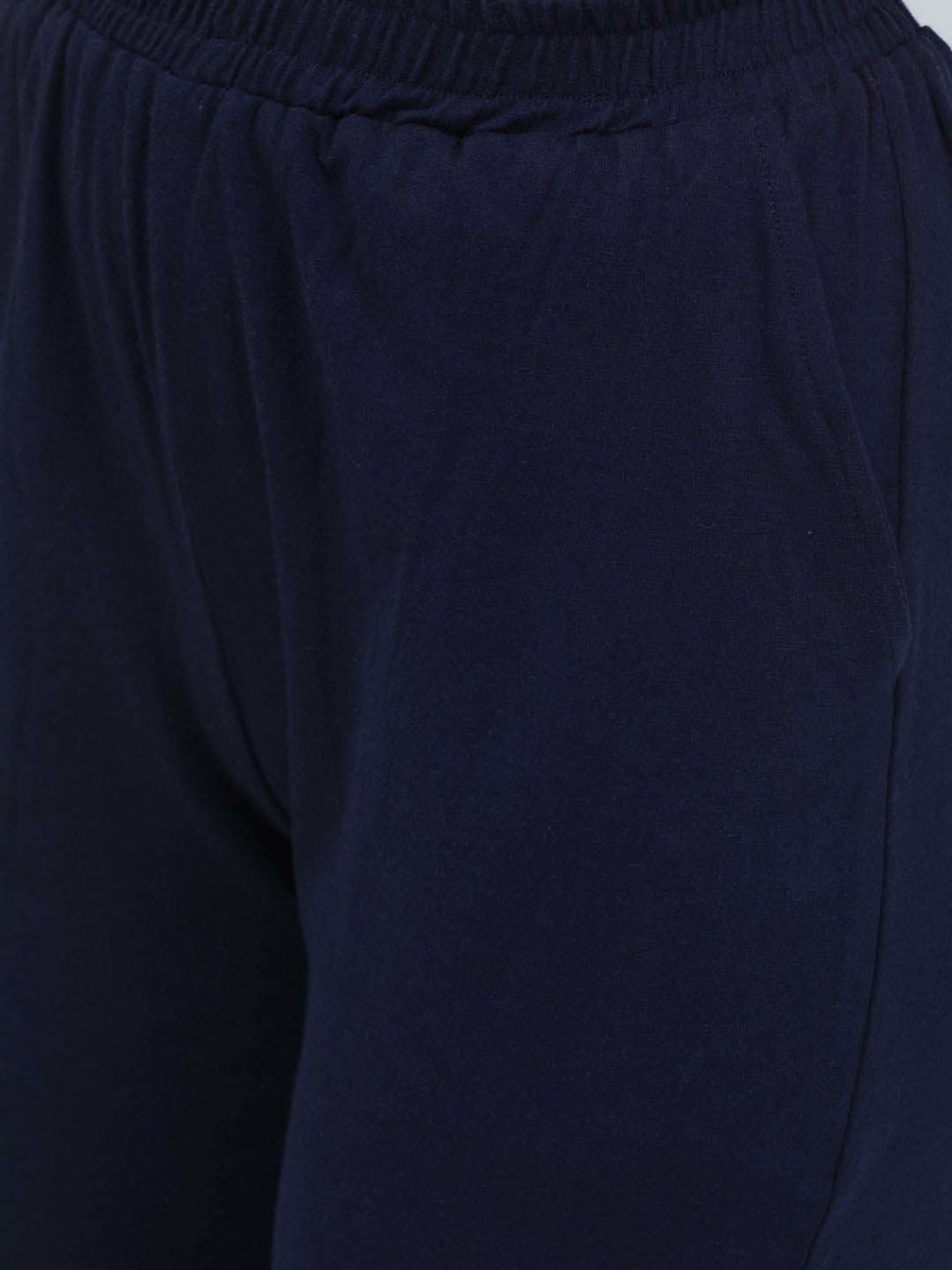 Cation Navy Mid rise Fitted Track Pants