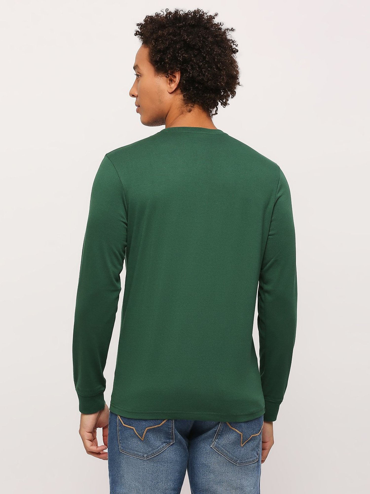 Levi's Pink Cotton Slim Fit Texture Henley T-Shirt