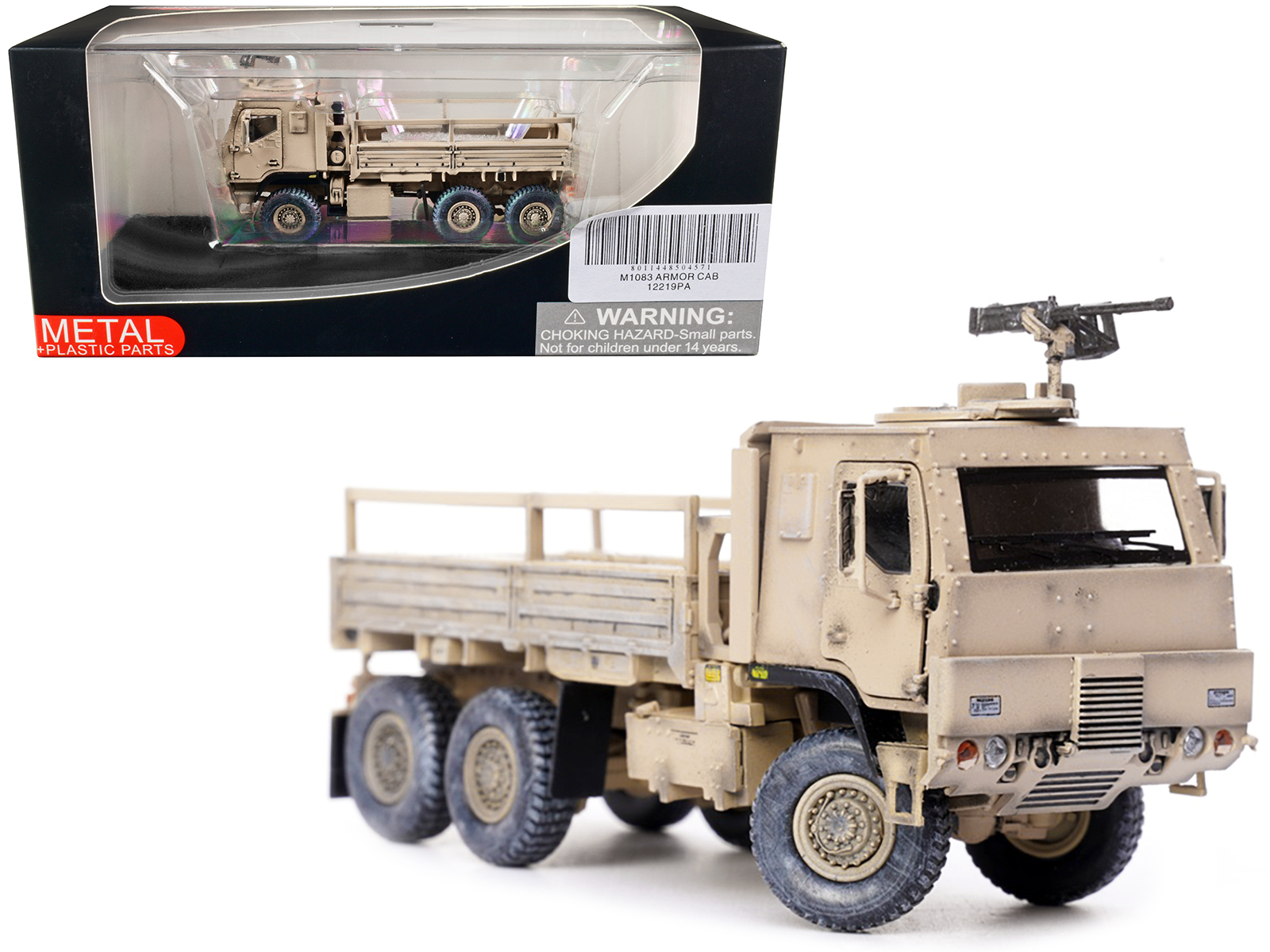 US Army Vehicle WWII Desert Sand Weathered Version 1/18 Diecast Model Car by American Diorama