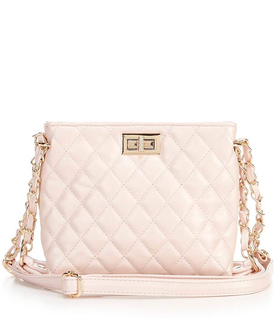 GB GB Girls Square Quilted Crossbody Handbag
