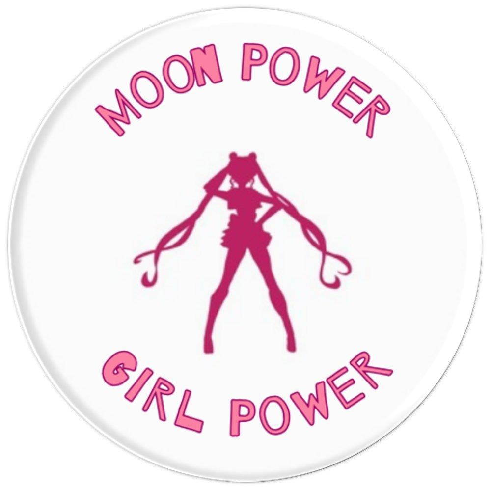 Moon Power Girl Power Princess design - PopSockets Grip and Stand for Phones and Tablets